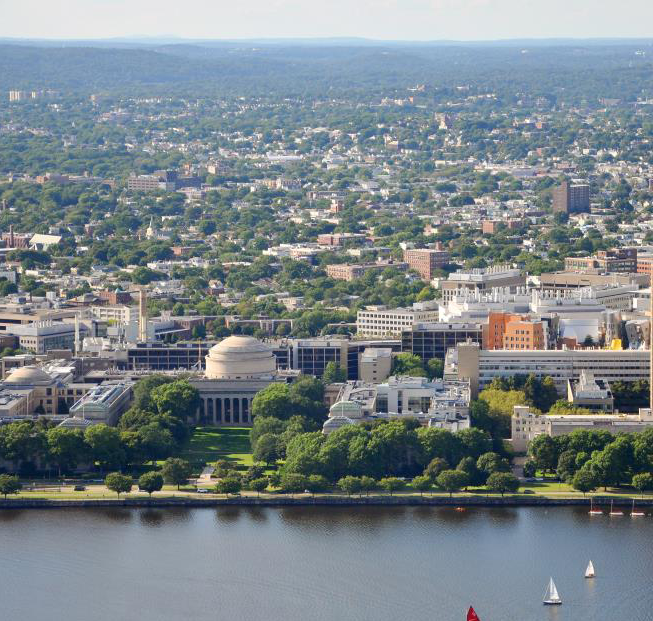 arial image of MIT campus