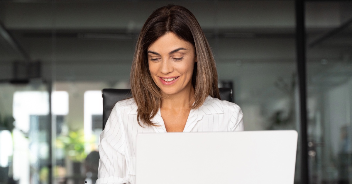 woman using calculator